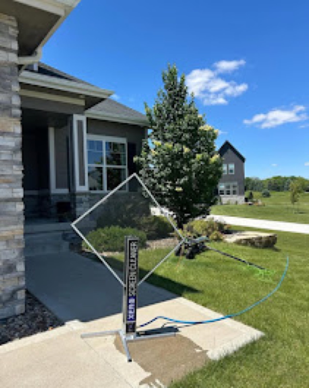 Exterior window cleaning