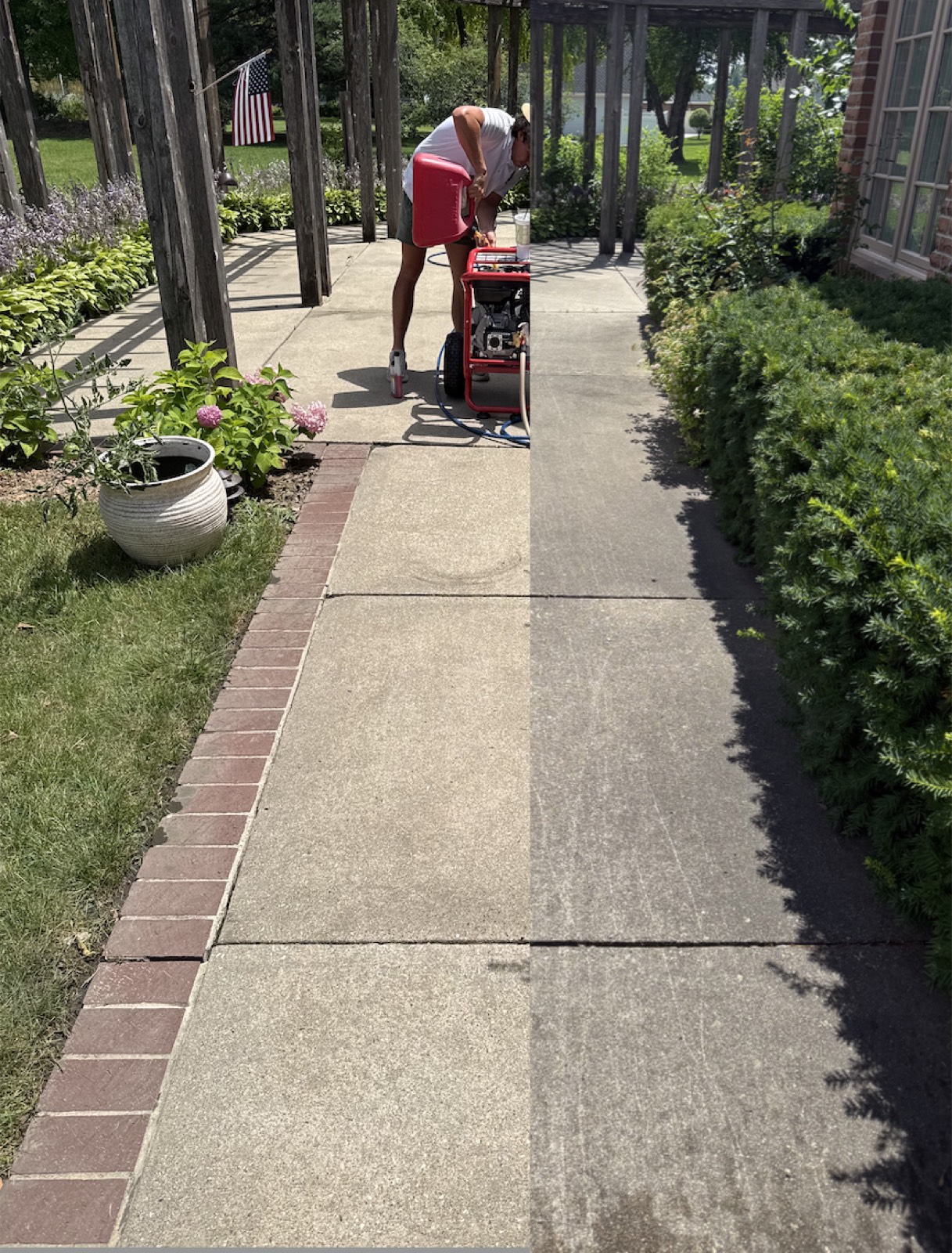Power washing service